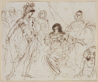 H 073
<br/>
David en Abigail
<br/>
<em>Guercino (1591-1666)</em>